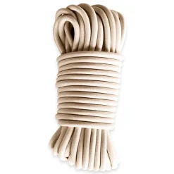 Sandow élastique Ivoire 50 mètres - Qualité PRO TECPLAST 9SW - Tendeur pour bâche de diamètre 9 mm