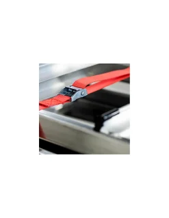 Sangle de serrage, 5m à boucle autoserrante, rouge - THIRARD