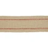 Sangle en jute écru l. 85 mm, vendue au mètre linéaire