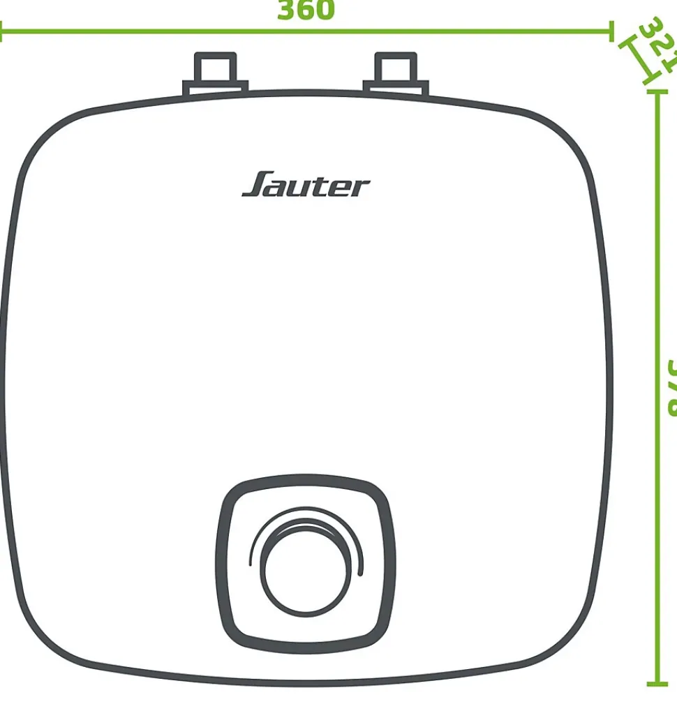 SAUTER Chauffe-eau électrique sous évier 15 L Liquine