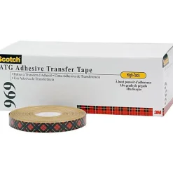 1022 Scotch 9691916 film adhésif double face transparent 19 mm x 16,5 m - haute adhérence, 0,13 mm
