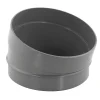 Secteur de coude PVC évacuation 15° mâle/femelle Ø100 Fitt