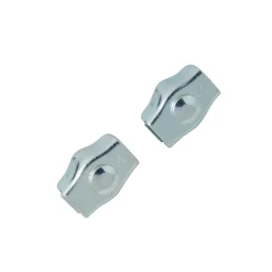 Serre-câbles plat 1 boule pour Ø. 2 mm vendu par 2