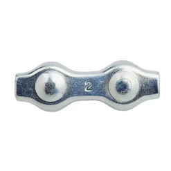 Serre-câbles plat 2 boules pour Ø. 2 mm vendu par 2