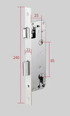 Serrure connectée locky-11 biométrique, code, badge et bluetooth - ultra fine