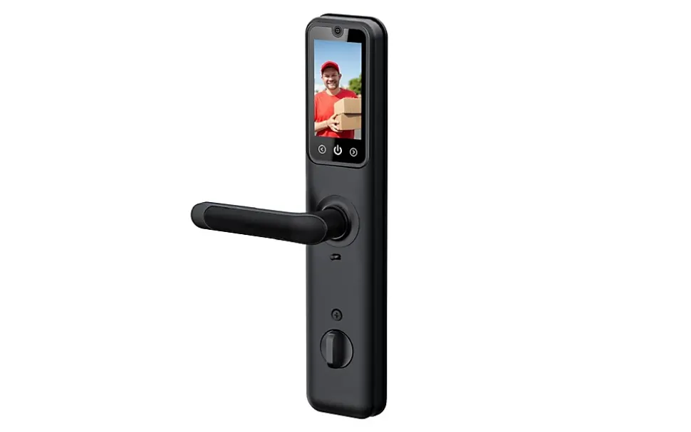 Serrure Connectée Wi-Fi avec Reconnaissance Faciale 3D, Caméra Full HD et Contrôle à Distance