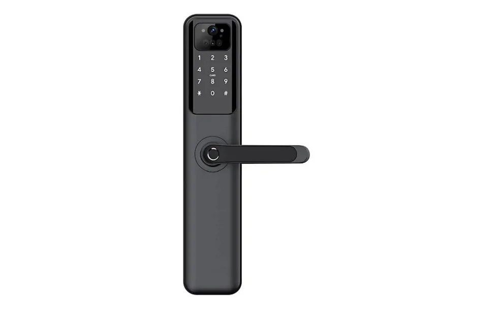 Serrure Connectée Wi-Fi avec Reconnaissance Faciale 3D, Caméra Full HD et Contrôle à Distance