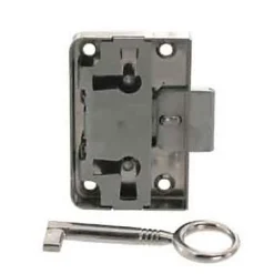 Serrure en applique l. 42 mm x H. 55 mm x EP. 9 mm