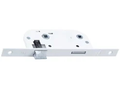 Serrure à encastrer Bricard condamnation bout carré blanc axe 40 mm