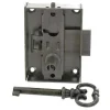 Serrure Gauche Acier poli AXE 40 Diall