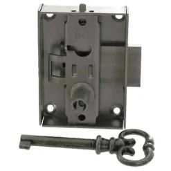 Serrure Gauche Acier poli AXE 40 Diall