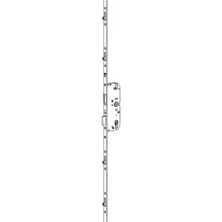 Serrure à larder SECURY 30/92 4 galets têtière de 16mm carré 8mm L 2285mm cote D 1050mm - FERCO - 6-27196-01-0-1