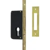 Serrure monopoint à larder axe à 40mm pêne dormant têtière laiton - CISA - CIS5231040
