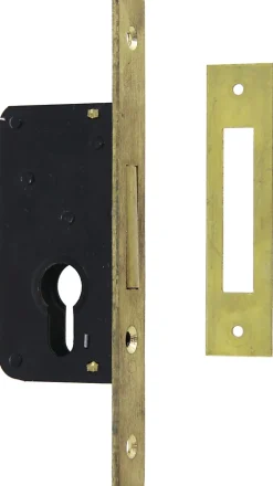 Serrure monopoint à larder axe à 40mm pêne dormant têtière laiton - CISA - CIS5231040