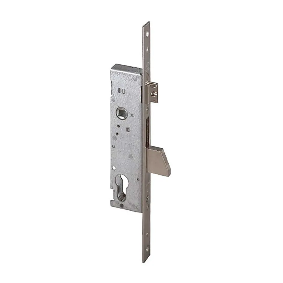 Serrure monopoint à larder profil étroit à pêne basculant et demi-tour axe 35mm - CISA - CIS4621535