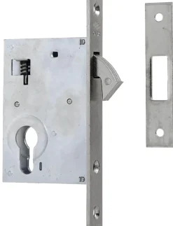 Serrure monopoint à larder profil étroit à crochet axe 40mm - CISA - CIS45110.40