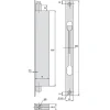 Serrure 2 points à levier 41mm Variaxe - STREMLER - 1223.41.0