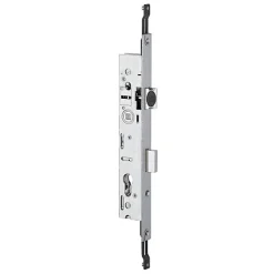 Serrure 3 points pêne dormant demi-tour 45mm pour tringle plate - STREMLER - 2270.45.TI