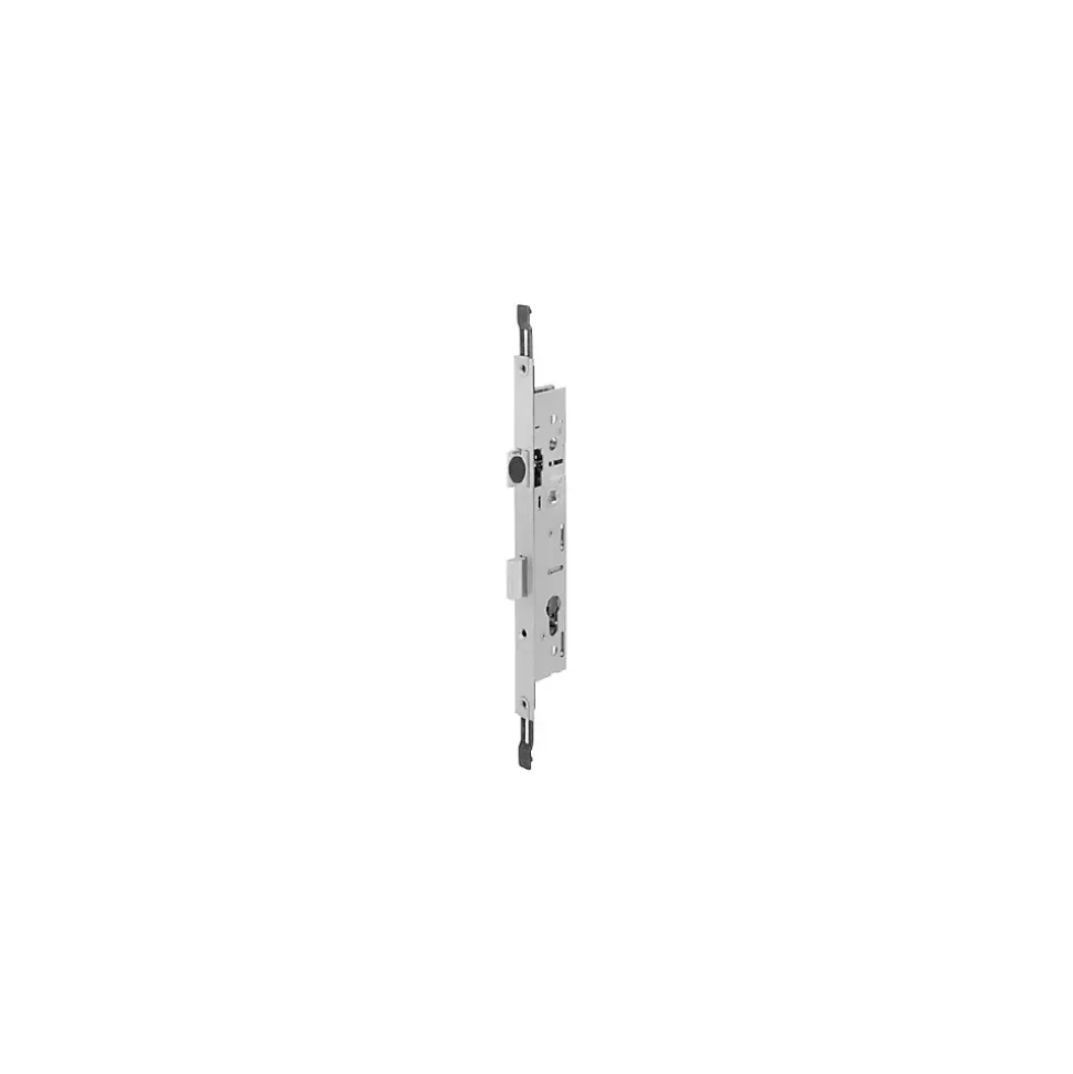Serrure 3 points pêne dormant demi-tour 45mm pour tringle plate - STREMLER - 2270.45.TI