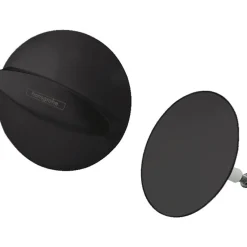 Set de finition vidage baignoire HANSGROHE Flexaplus noir mat