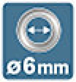 Set de 25 pièces oeillets Rapid Ø6mm