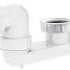 Siphon de baignoire sortie orientable Allibert 823101 Ø d'entrée 1’’1/2, Ø de sortie 40 mm garde d'eau 50 mm