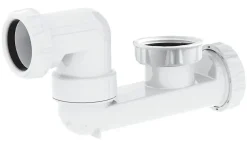 Siphon de baignoire sortie orientable Allibert 823101 Ø d'entrée 1’’1/2, Ø de sortie 40 mm garde d'eau 50 mm