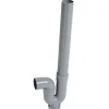 Siphon de machine à laver PVC - Wirquin SP5001 - Sortie horizontale - Gris