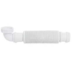Siphon pour évier - WIRQUIN - Longueur 274 mm - Diamètre 40 mm