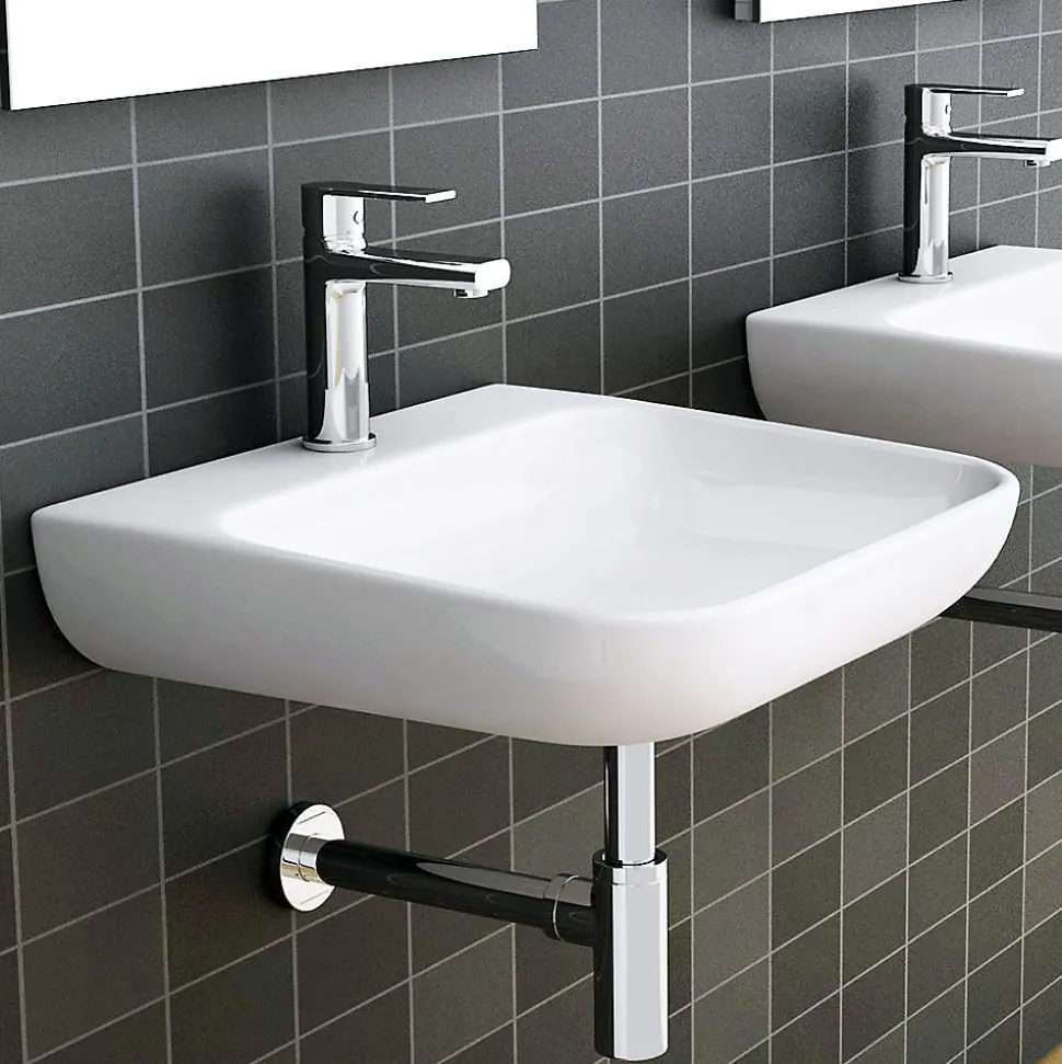 Siphon rond MIN avec finition chromée brillante en laiton Kibath