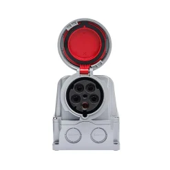 Socle De Prise Tétrapolaire 125a 3p+n+t - étanche Ip67 - Ide