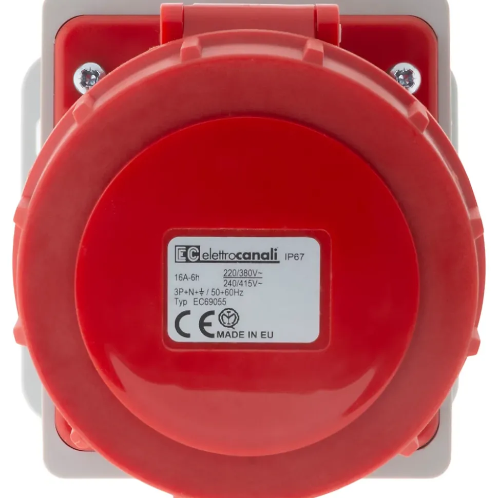 Socle IEC309 3P+N+T 16A - Zenitech