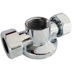 Somatherm For You - Applique murale double nue avec écrou pour collet battu diam 14 - F1/2