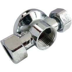 Somatherm For You - Applique murale double nue avec écrou pour collet battu diam 14 - F1/2