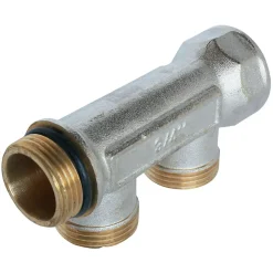 Somatherm For You - Collecteur de distribution 4 sorties à portée plate easy lock m15/21 avec vannes