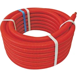Somatherm For You - Couronne de tube PER gainé rouge diam 12 - longueur 15m