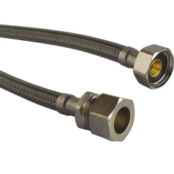 Somatherm For You - Flexible sanitaire - Raccord bicone tube cuivre diam 12 - Femelle 3/8 L: 300mm DN8
