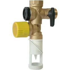 Somatherm For You - Groupe double sécurité téflon orientable + raccord diélectrique pour eau calcaire