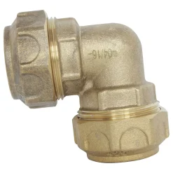 Somatherm For You - Raccord laiton coudé égal Serrage Extérieur pour tube PE diam 25 mm