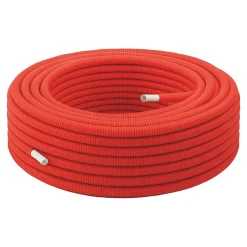 Somatherm For You - Tube multicouche gainé rouge D16 en couronne de 100 mètres
