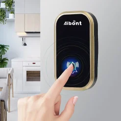 Sonnette sans fil extérieure automatique étanche sans pile monobloc