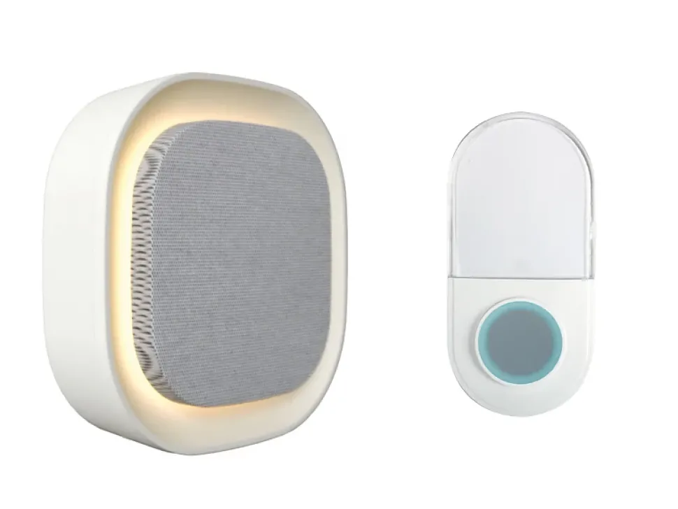 SONNETTE SANS FIL - 200 M - GRIS/BLANC
