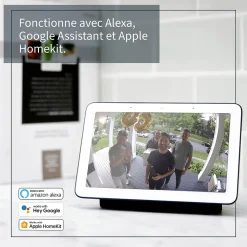 Sonnette vidéo sans fil connectée Arlo noire
