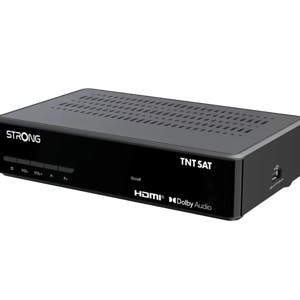 SRT 7410 Décodeur Satellite TNTSAT Astra + Carte TNTSAT + Câble HDMI Offert STRONG