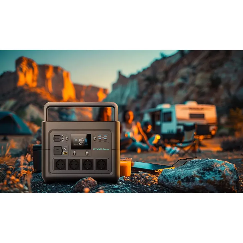 Station nomade IZYWATT.home 1536Wh EPS + solaire