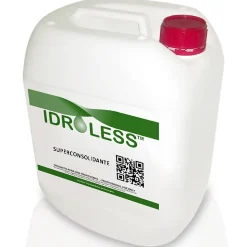 Superconsolidant Idroless pour murs humides (5 l) - Restaure la dureté d'origine de la surface et prévient la désintégration sans
