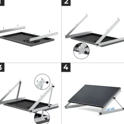 Support de montage inclinable 28° pour panneau solaire rigide 100 W EcoFlow