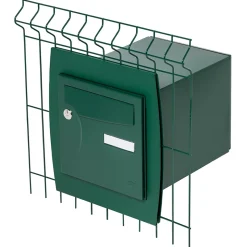 Support grillage rigide & palissade Vert mat sablé RAL 6005MS