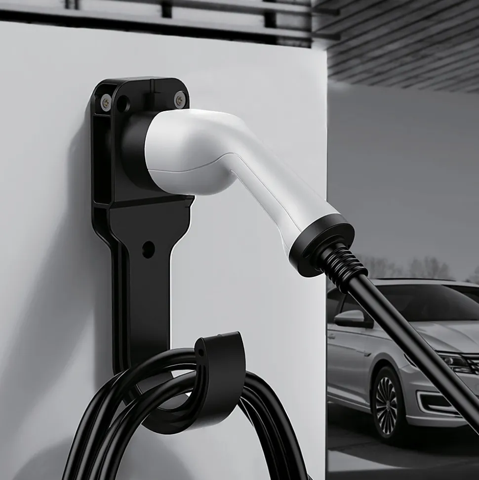 Support mural avec crochet pour pistolet chargeur voiture électrique