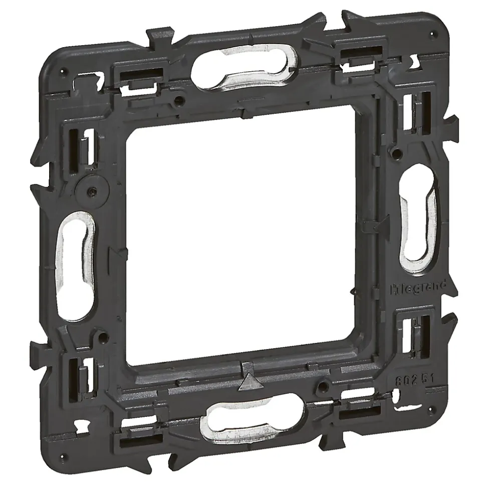 Support pour fixation à vis Legrand Mosaïc et Céliane 2 modules